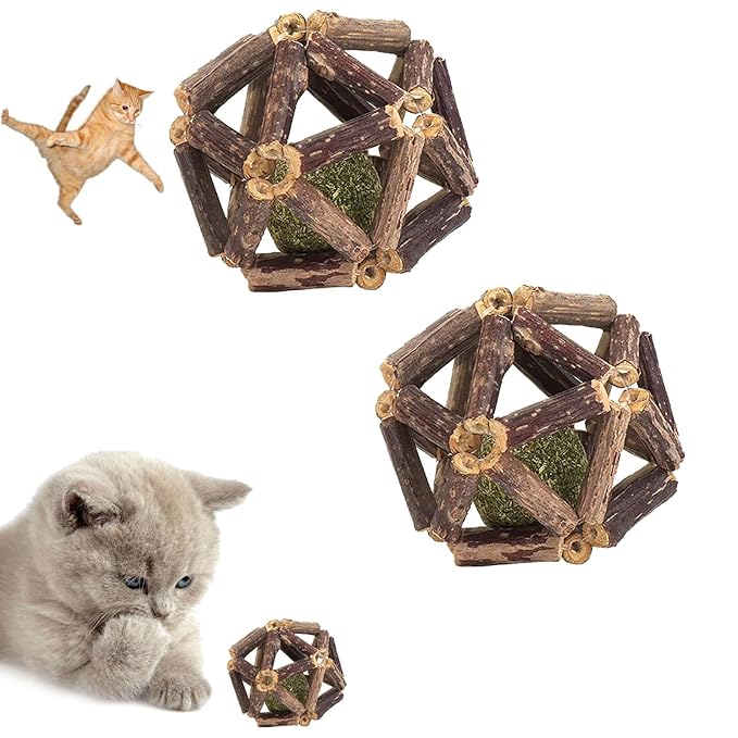 Catnip Tools for Cleaning Teeth, Relaxing Cats, Cat Toys for All Breeds